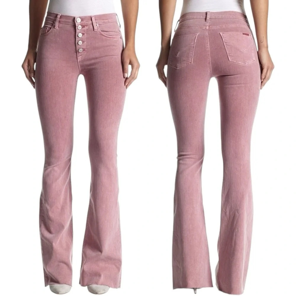 Hudson Jeans Pink Flare & Wide Leg